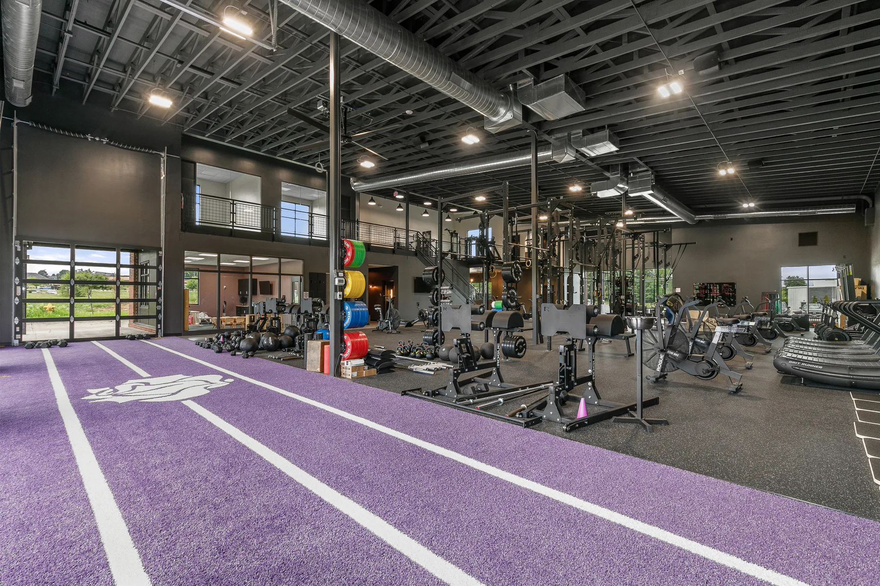 Johnston Athletic completed construction project