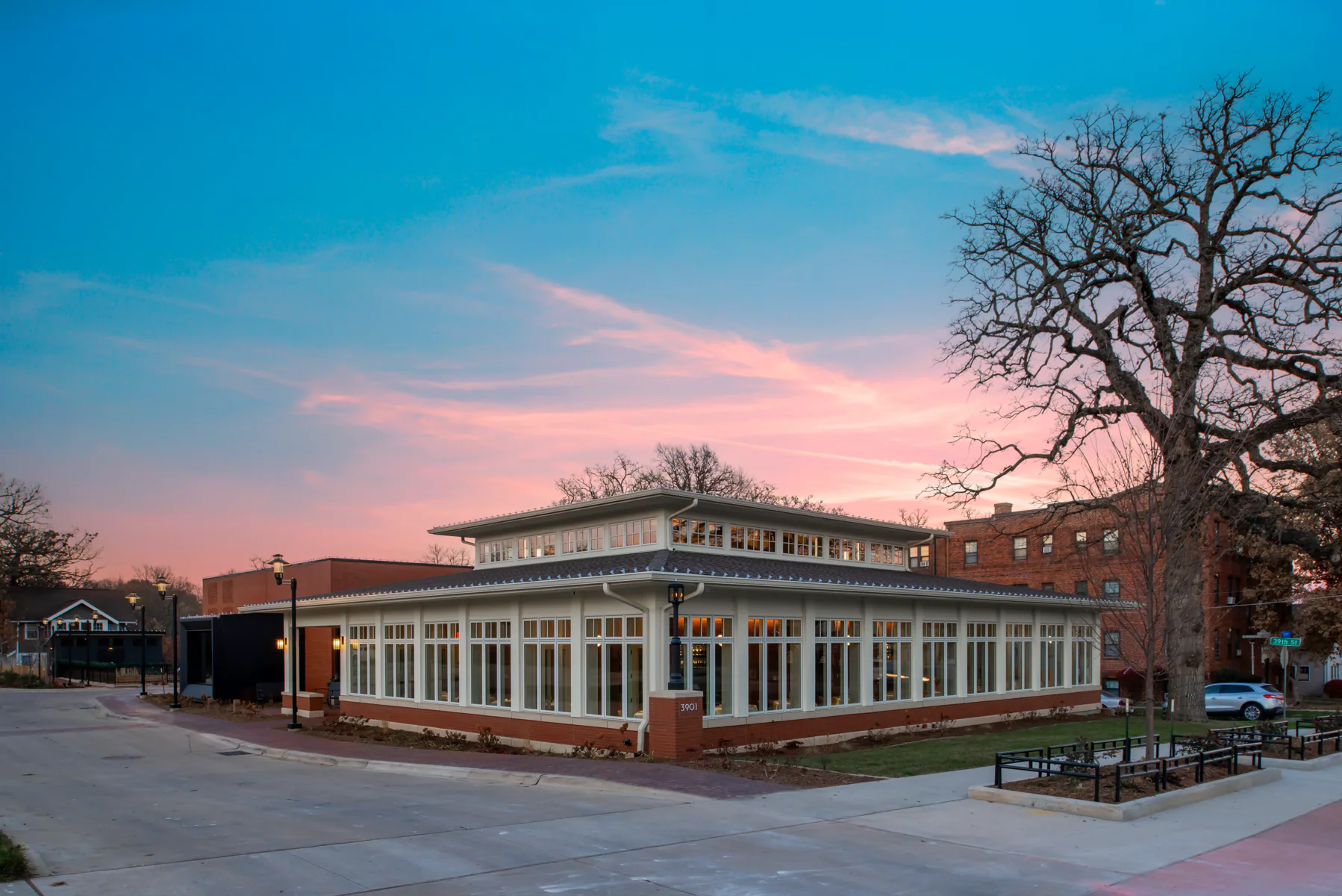 Oak Park Restaurant completed construction project
